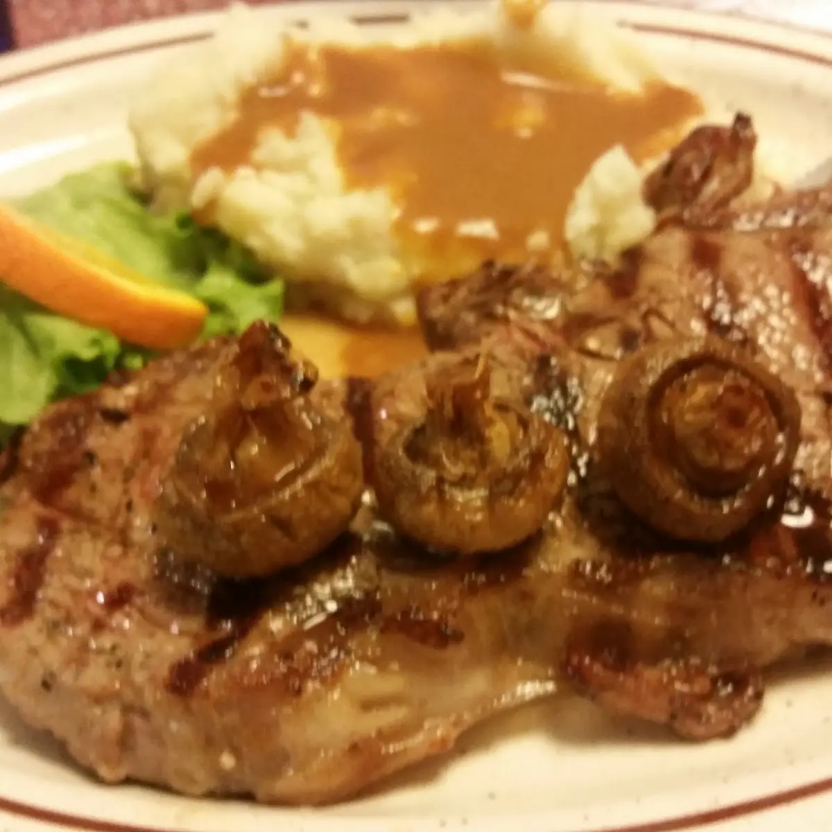 Char-Broiled Chopped Steak with Fried Onions