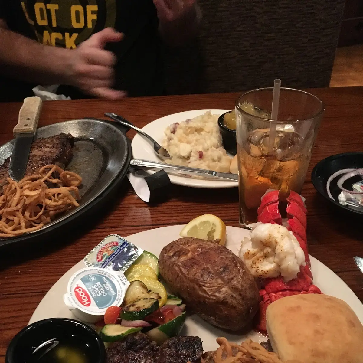 Grilled Steak with Baked Potato