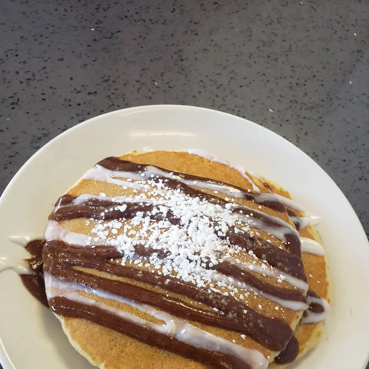 Cinnamon Roll Pancakes