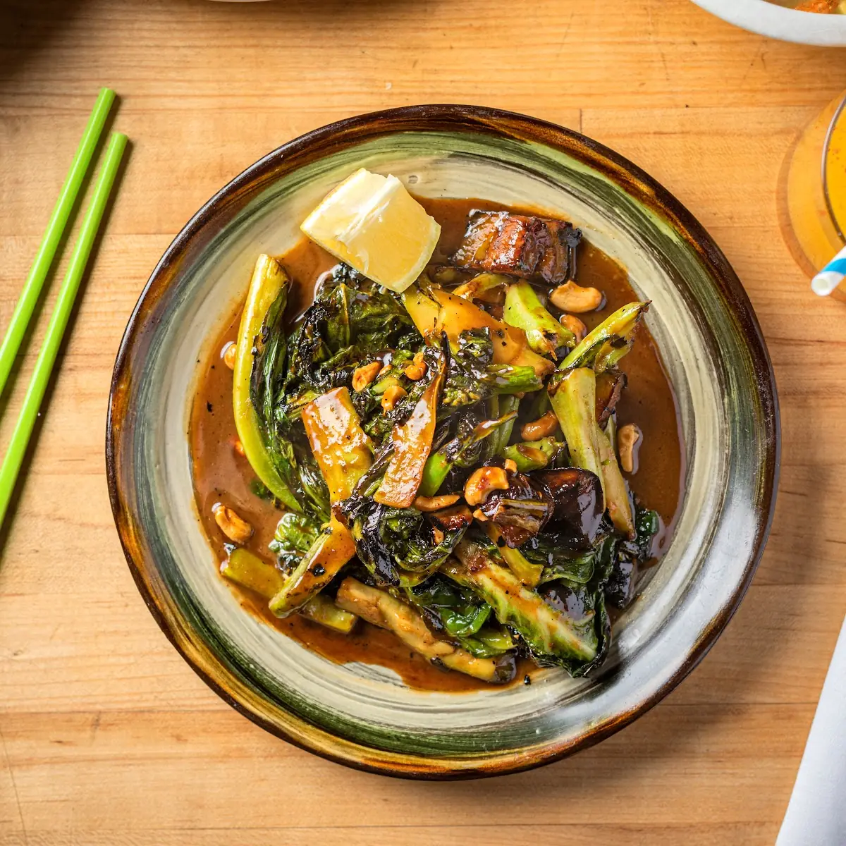 Wok-Smoked Gai Lan