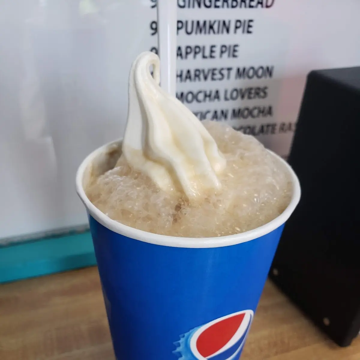 Root Beer Float with Lactose-Free Soft Serve Ice Cream Delish
