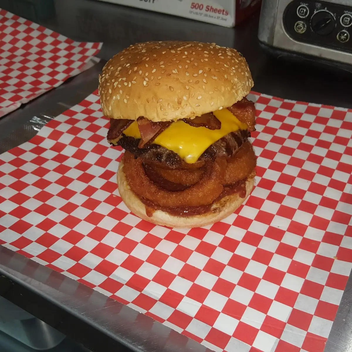 Western Bacon Cheeseburger
