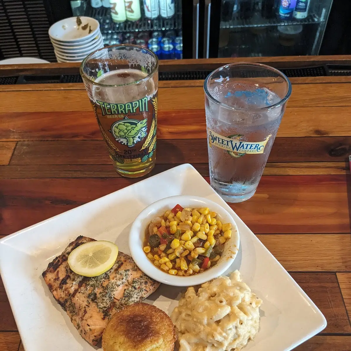 Bourbon Glazed Salmon