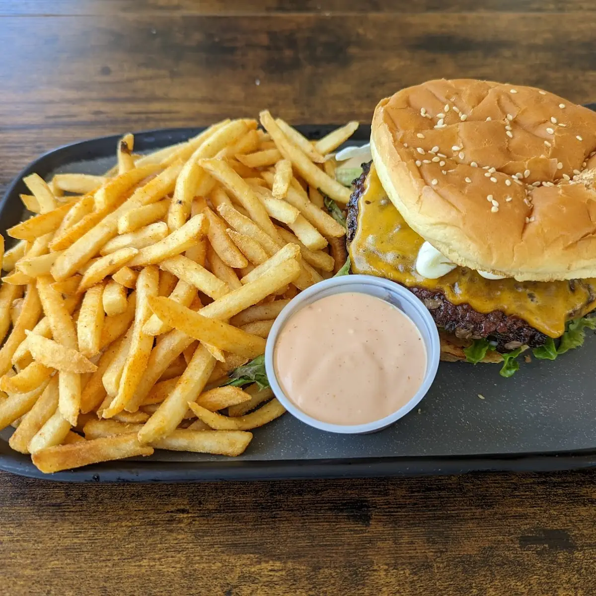 Classic Cheeseburger with Fries