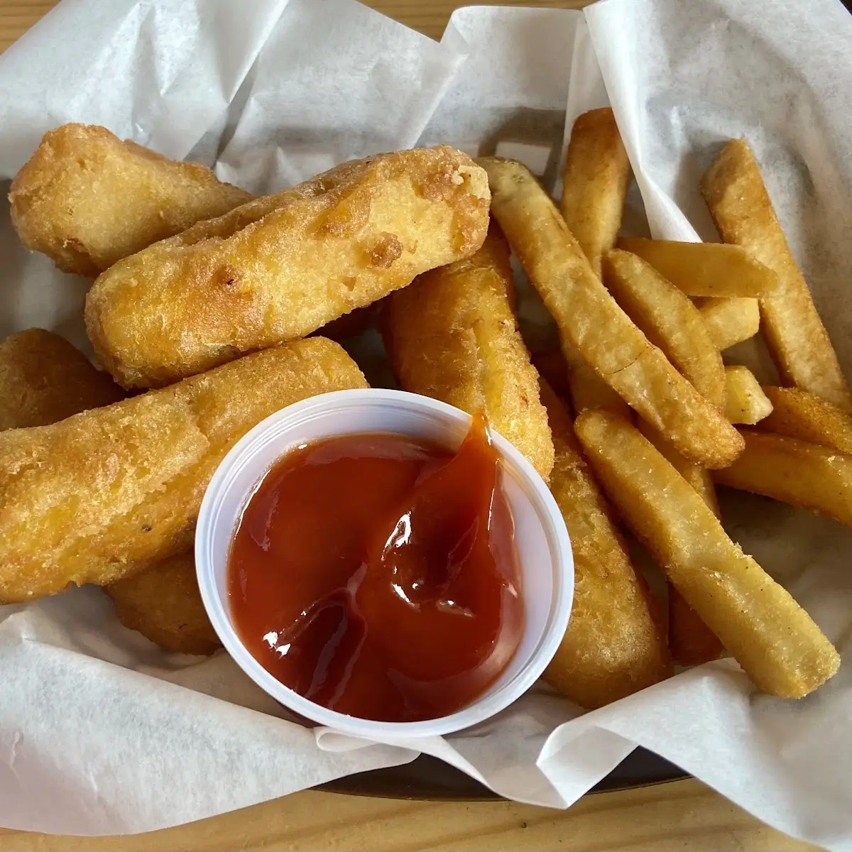 Cheese Sticks with Fries