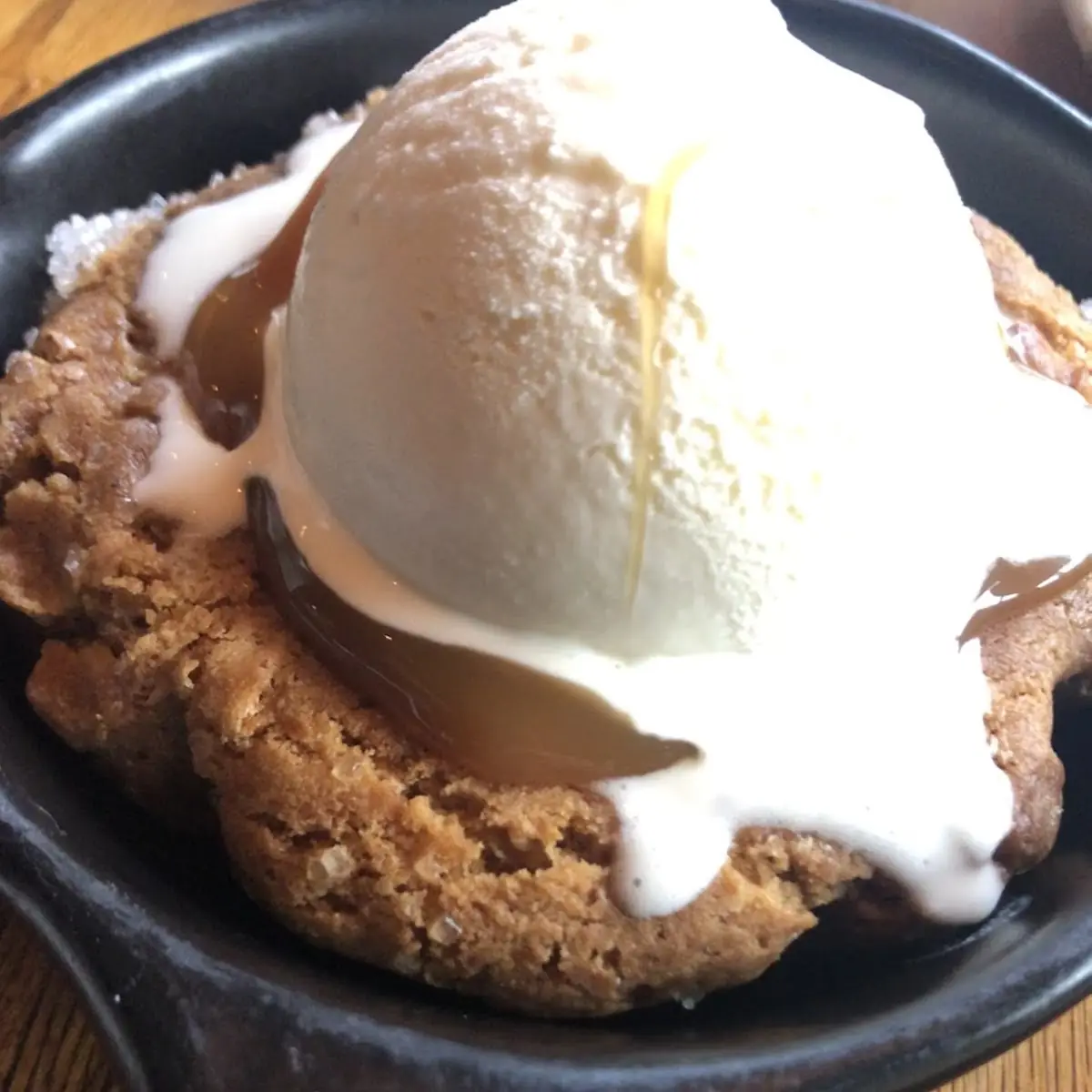 Salted Caramel Cookie Skillet