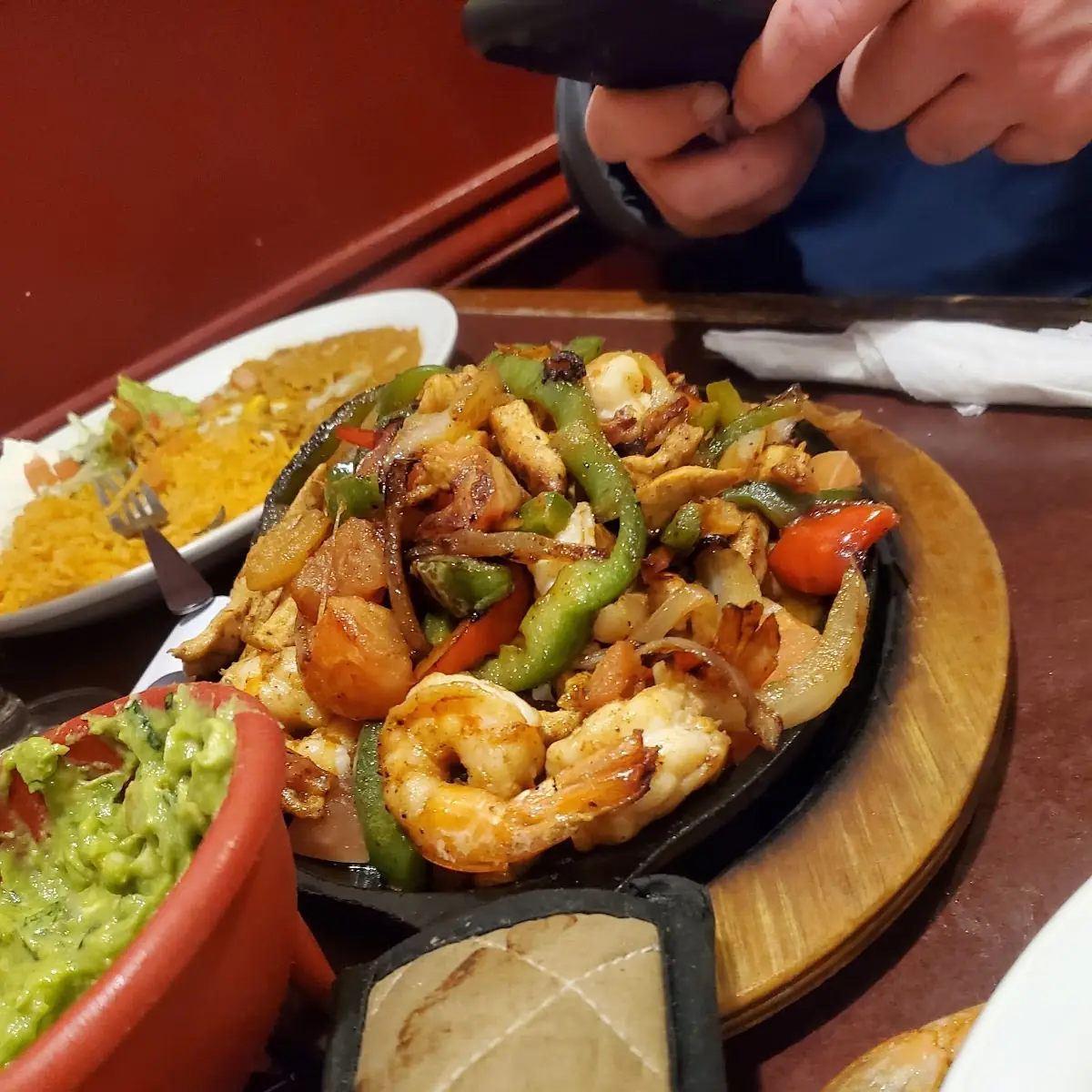 Chicken and Shrimp Fajitas