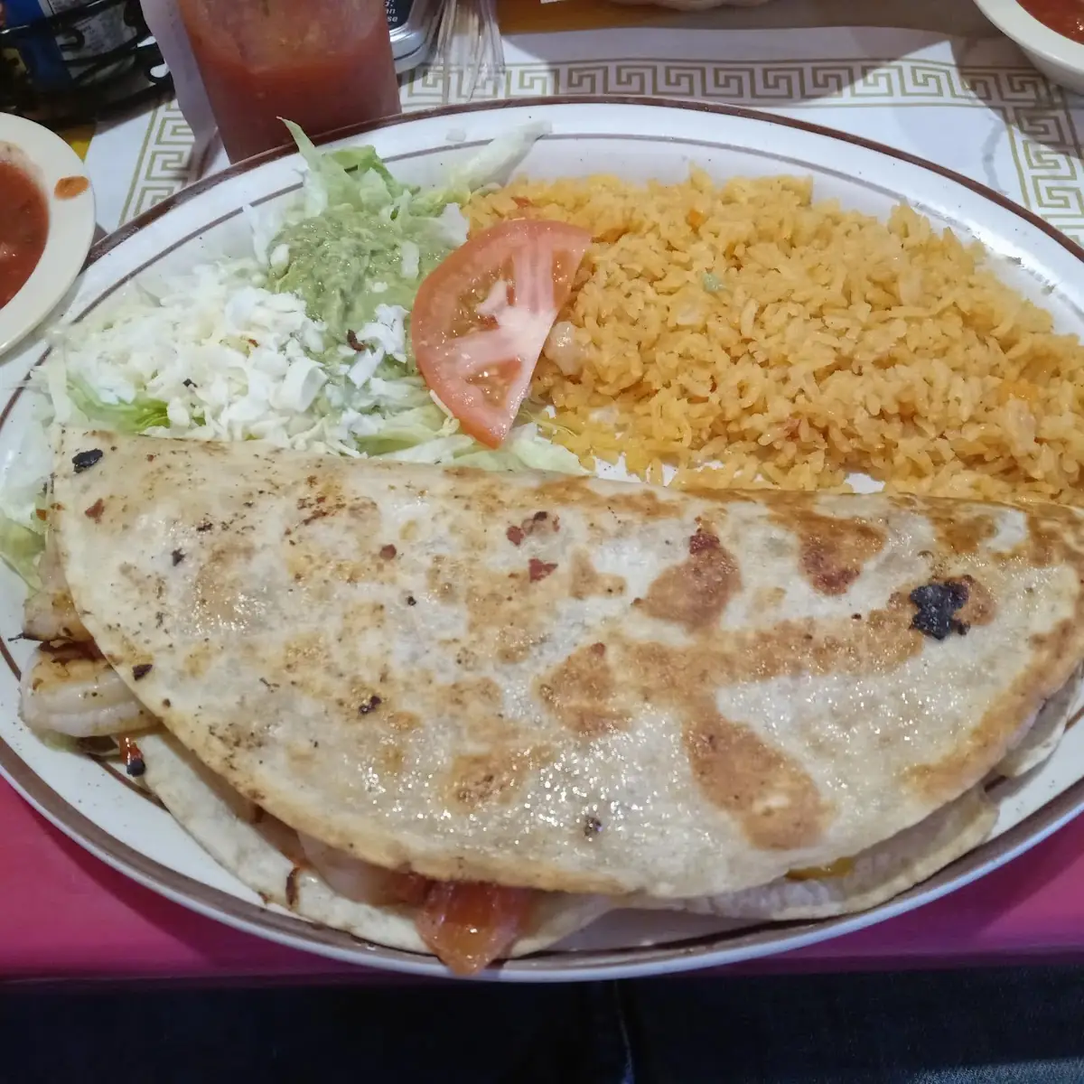 Seafood Quesadilla