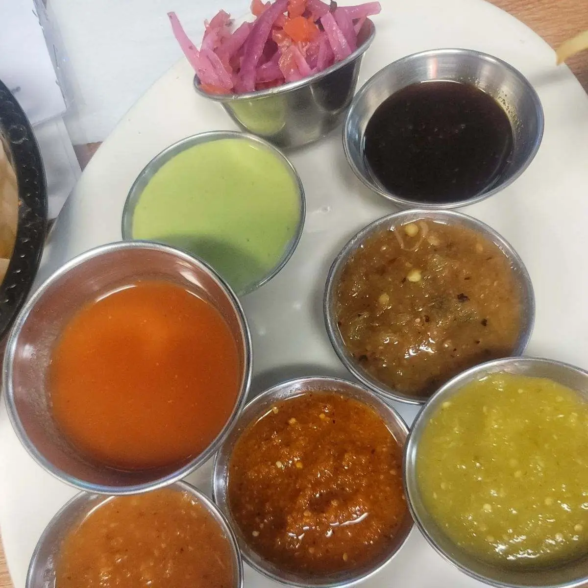 Hot Sauces from the Salsa Bar