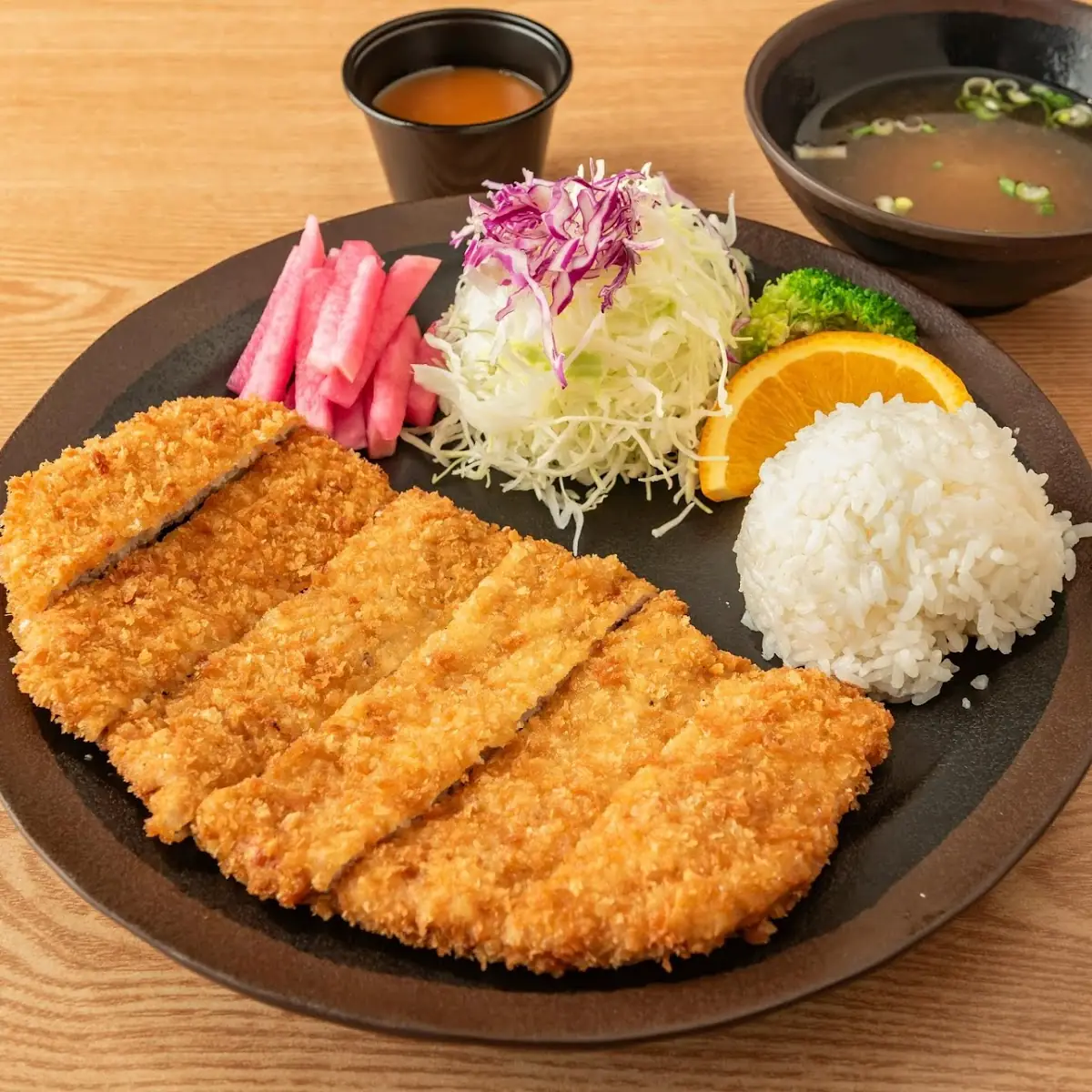 Crispy Pork Cutlet Curry Plate