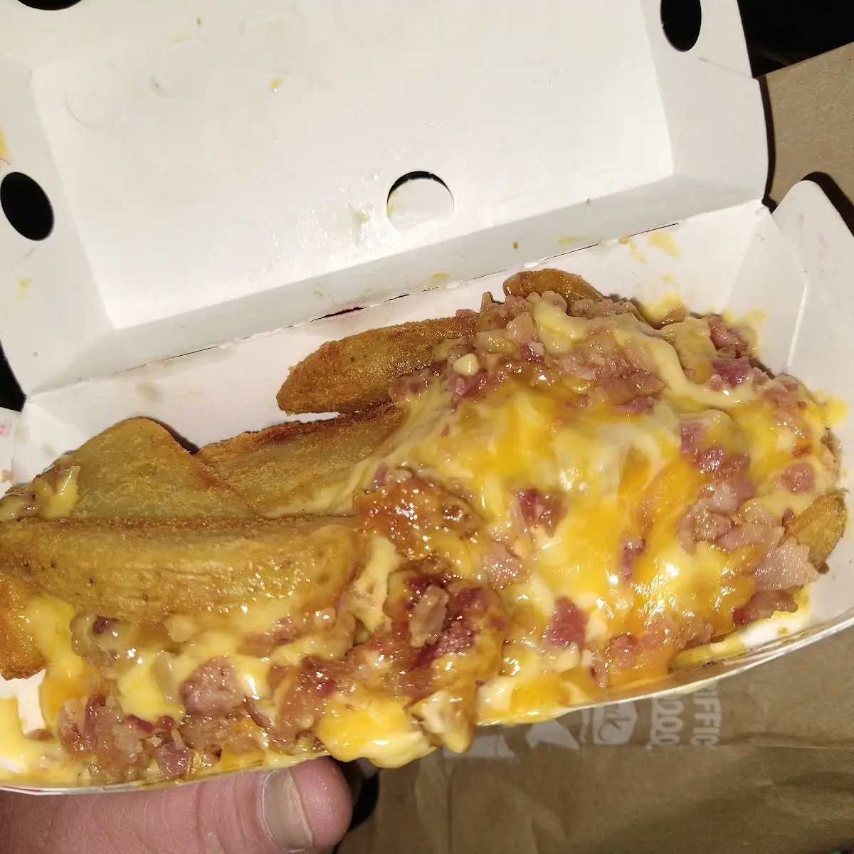 Bacon Cheddar Wedges Extra Bacon and Cheese