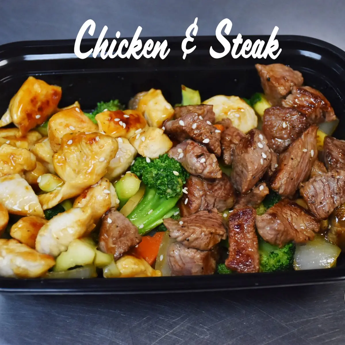 Chicken and Steak Combination Platter