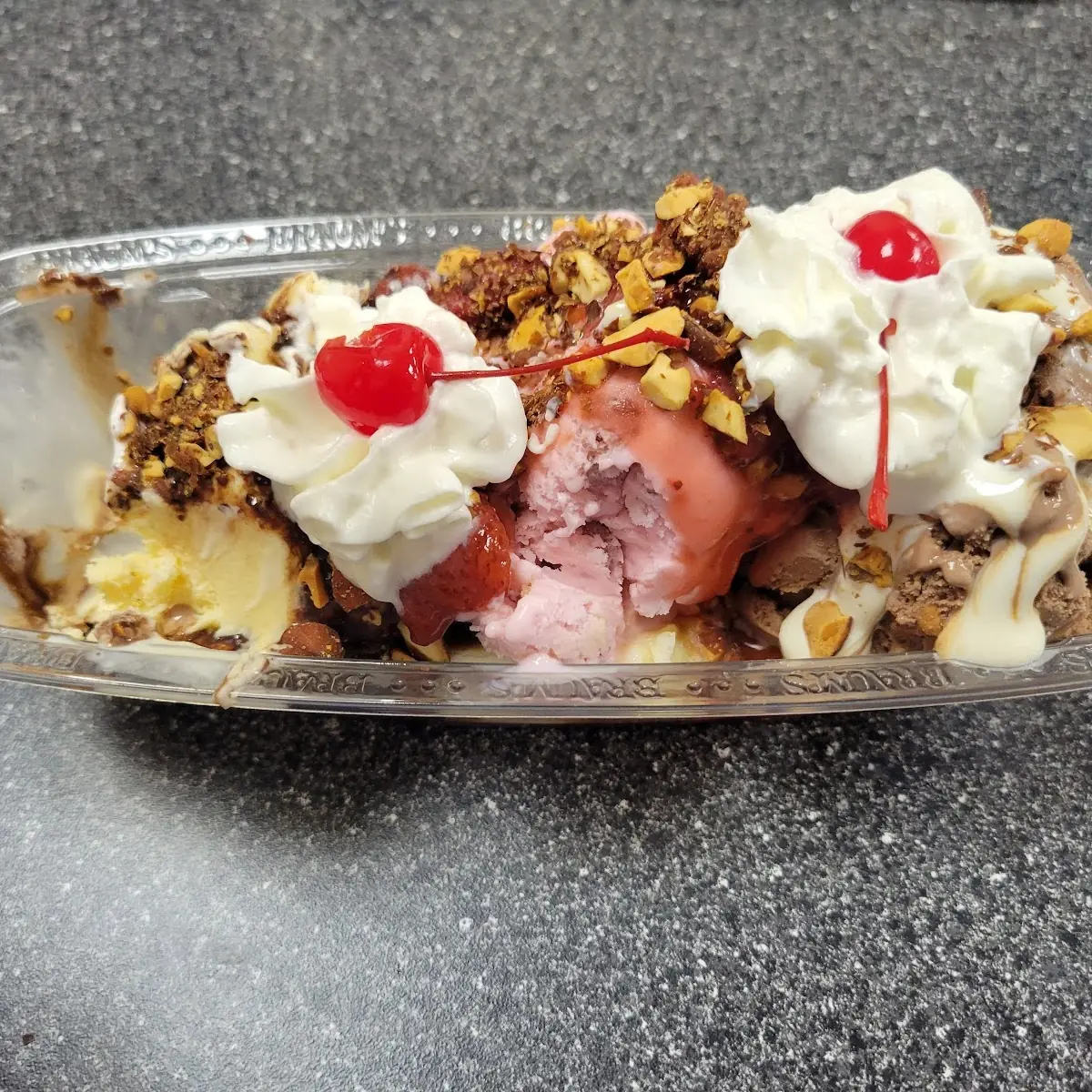 Banana Split Muy Rica