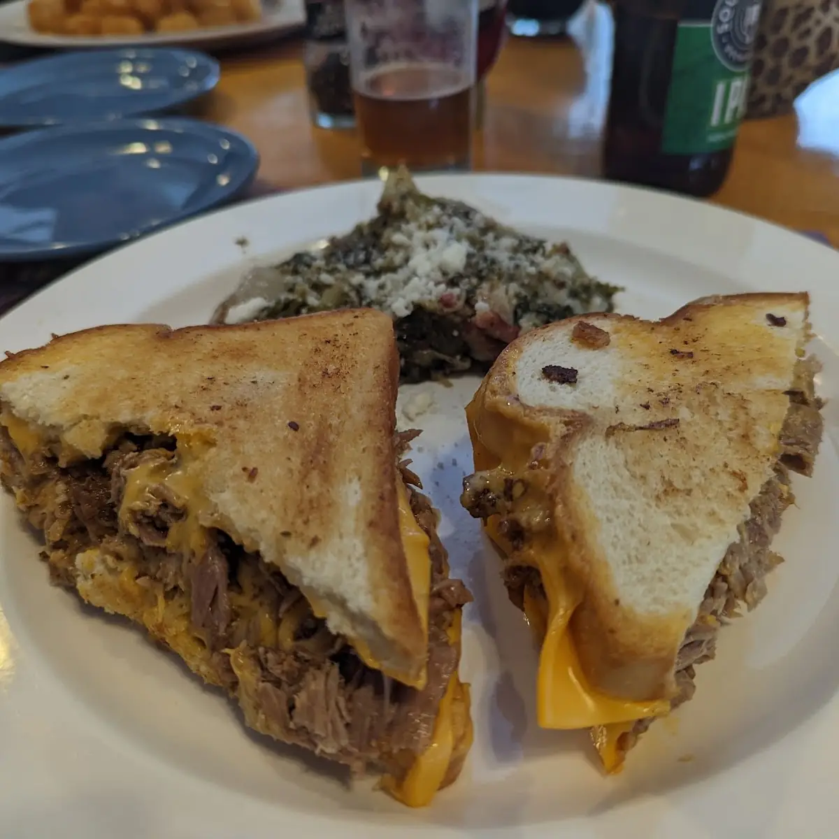 Pulled Pork Grilled Cheese