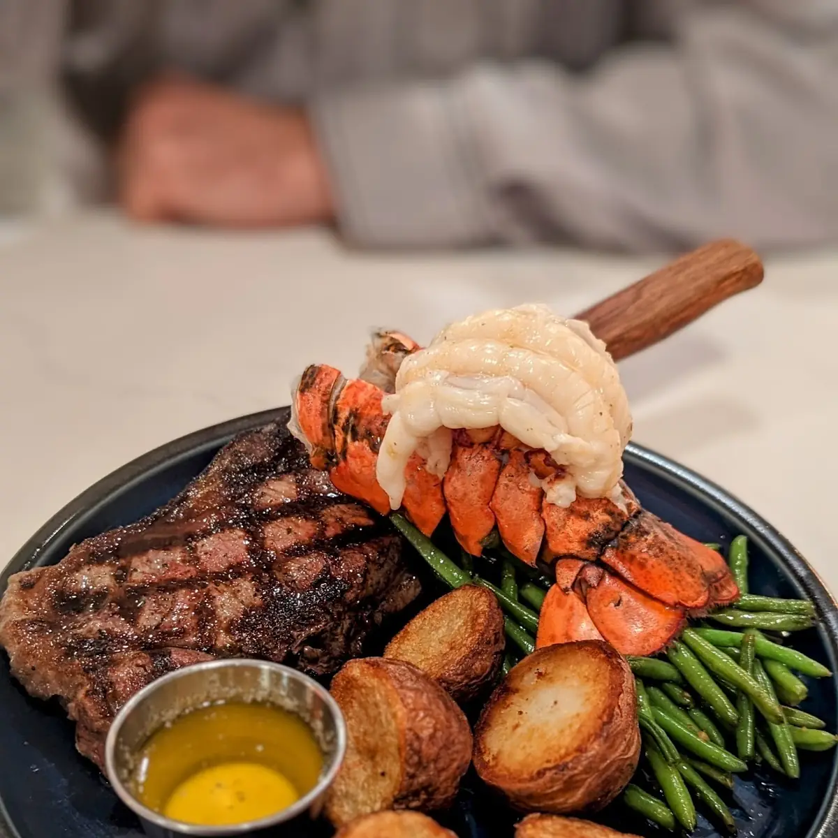 NY Strip Steak and Lobster Tail