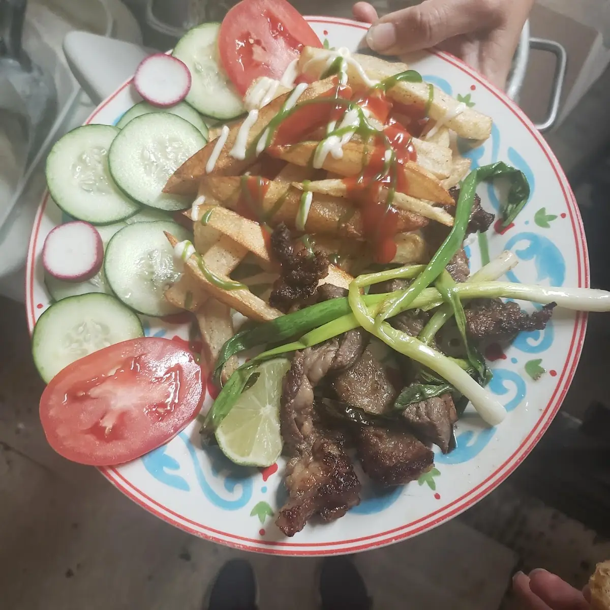 Carne Asada Con Papas Locas