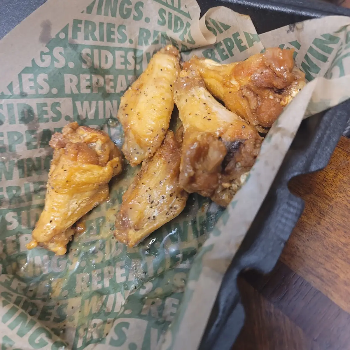 Lemon Pepper Bone in Wings