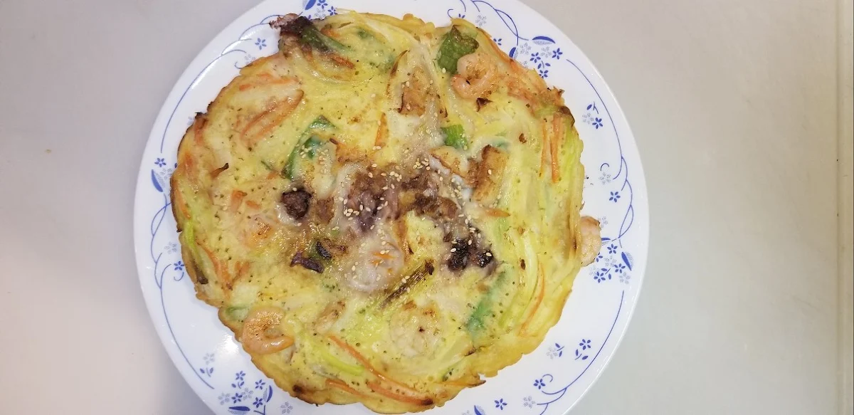 Seafood Pancake, Sushi & Bbbop