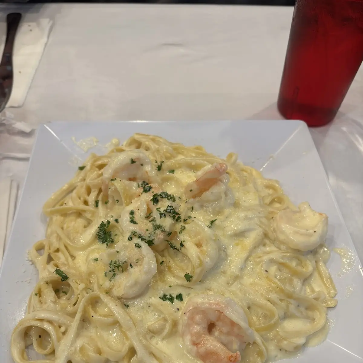 Shrimp Alfredo
