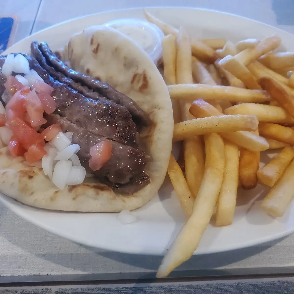 Gyro and Fries
