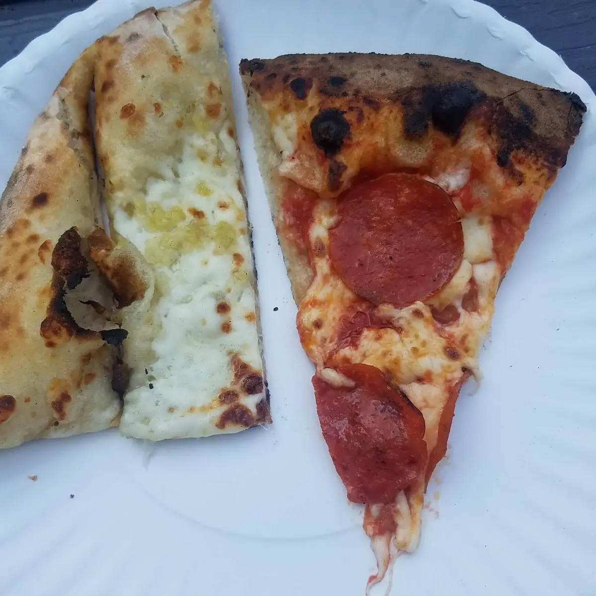 Pepperoni Pizza and Cheesy Bread