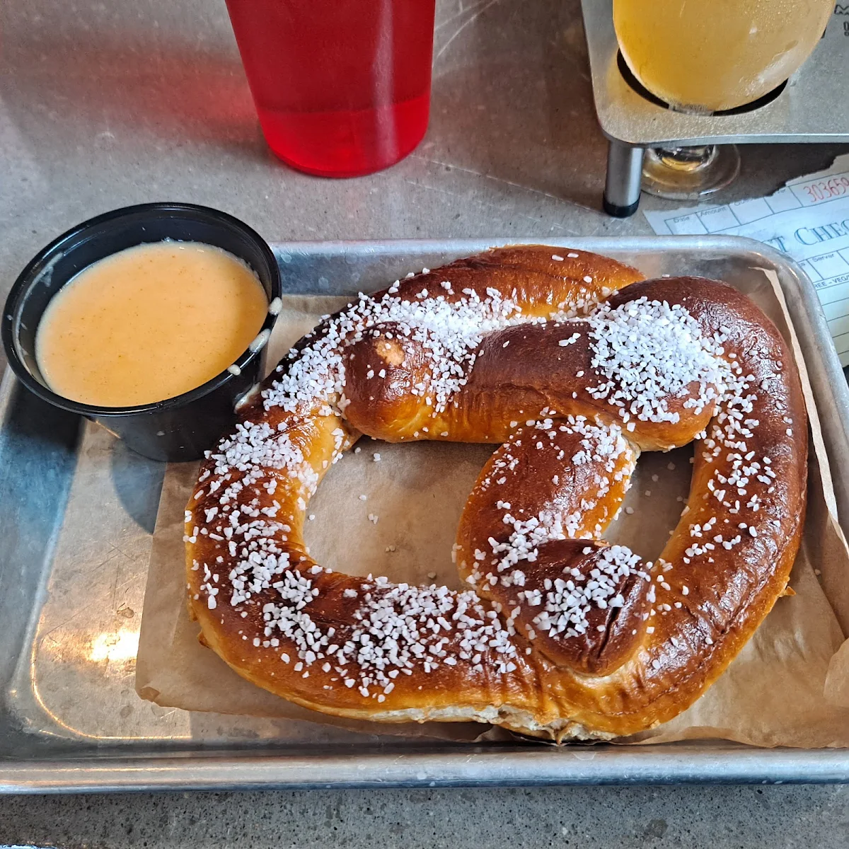 Pretzel with Beer Cheese