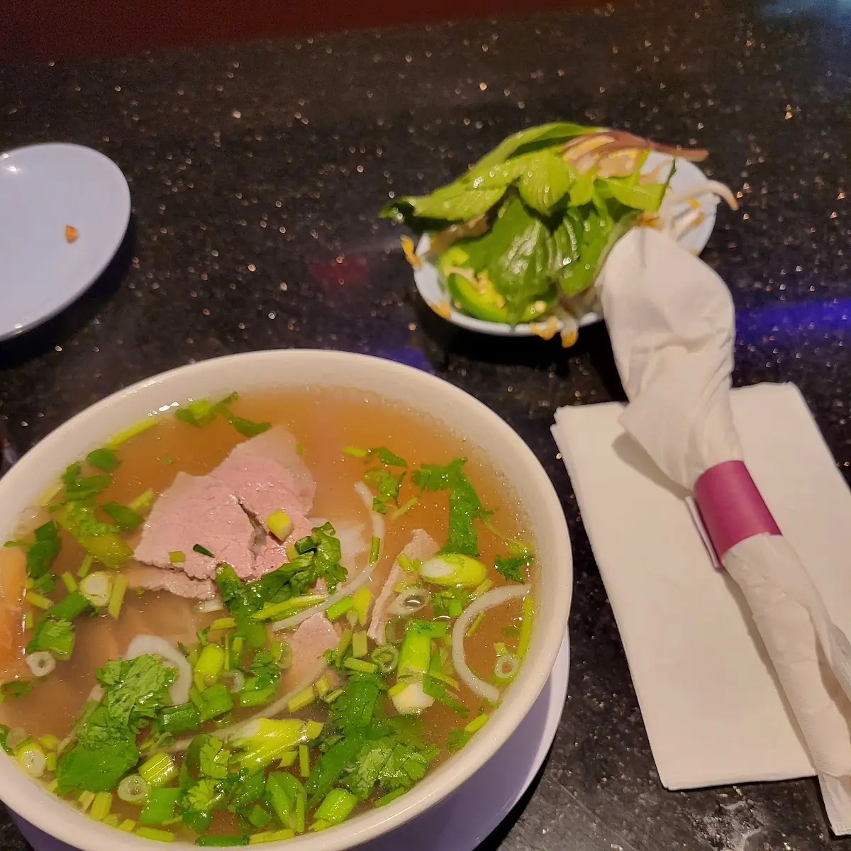 Pho Flank Steak and Ten Don