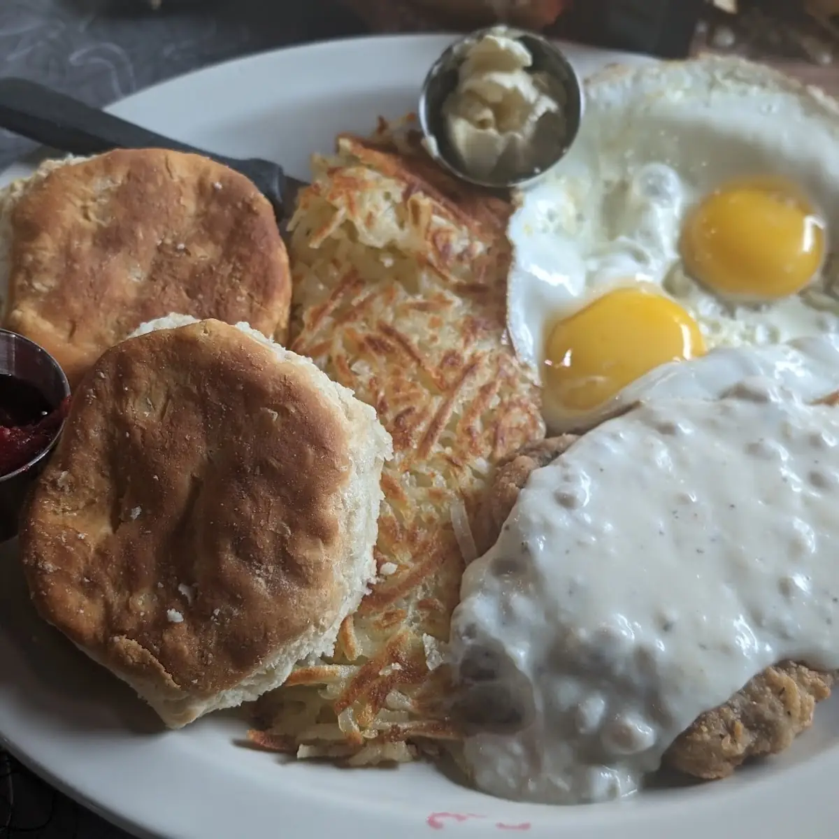 Biscuit and Gravy Combo