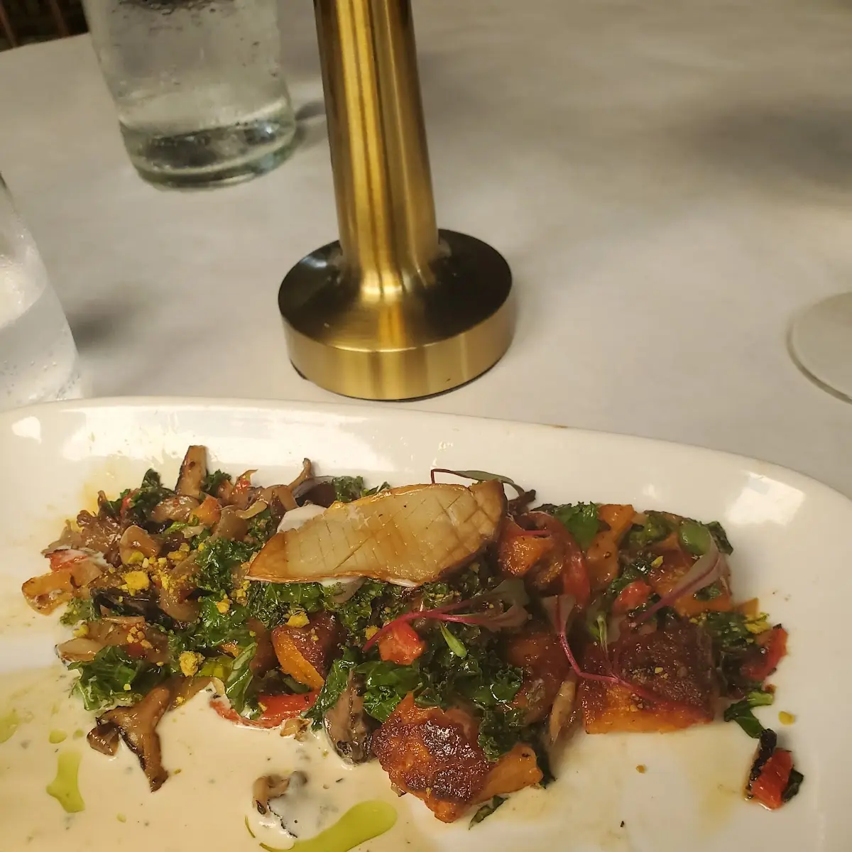 Roasted Red Pepper Gnudi