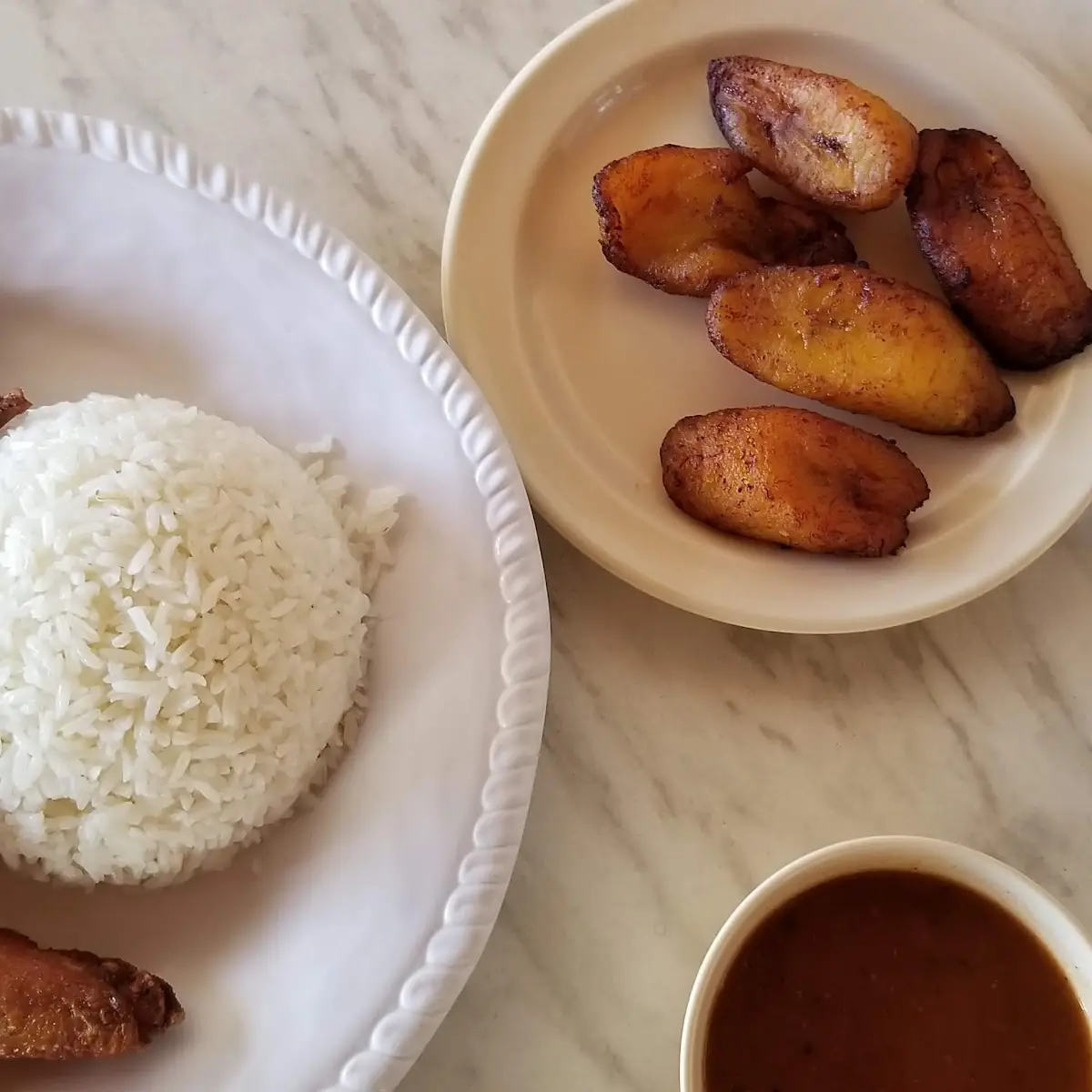 Fried Chicken with White Rice