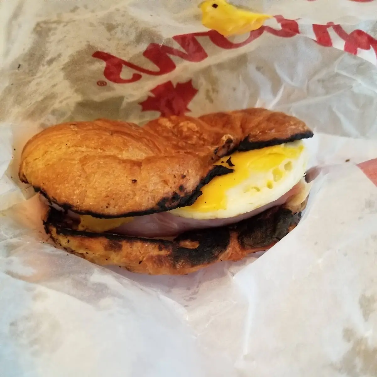 Ham Egg & Cheese Croissant