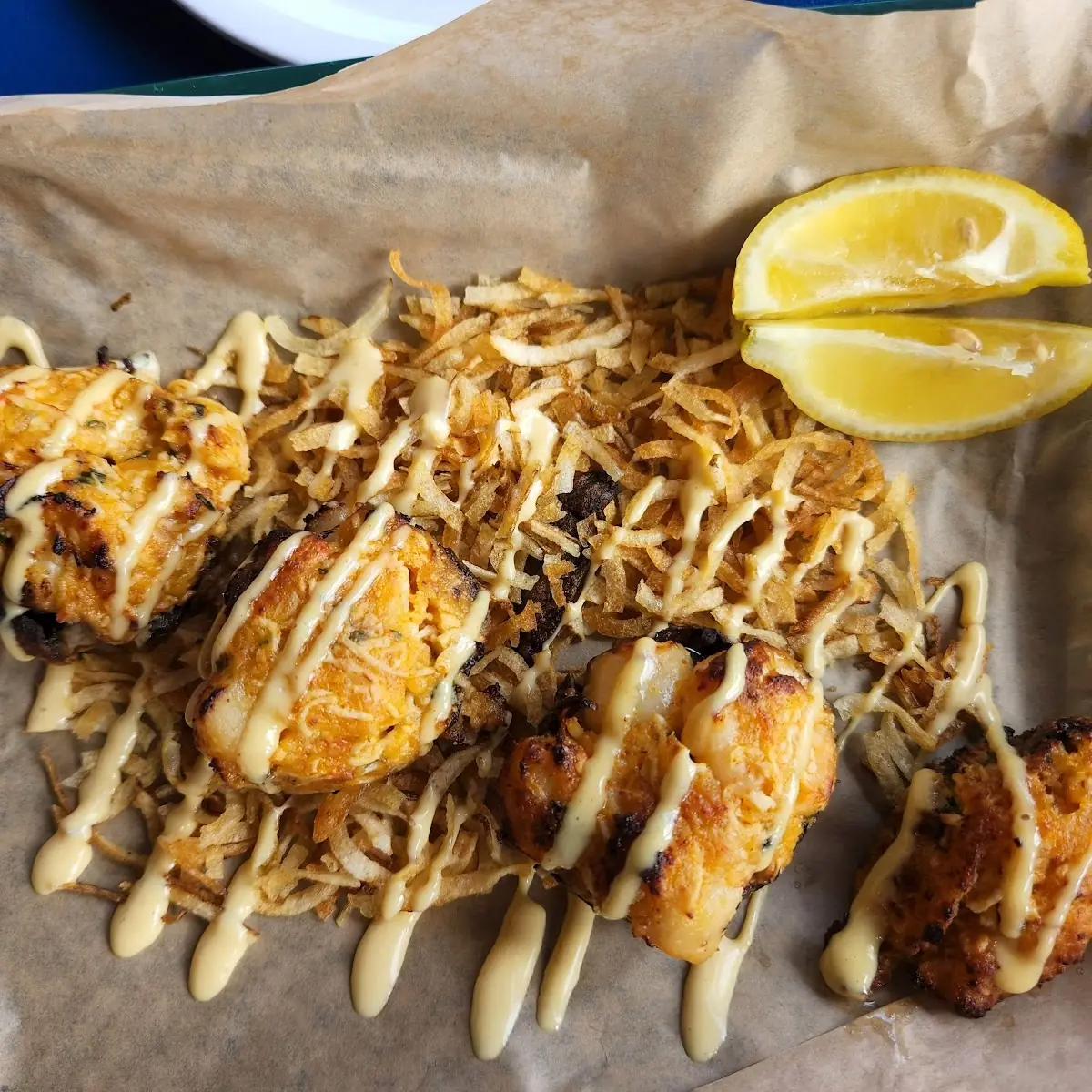 Seafood Stuffed Mushrooms