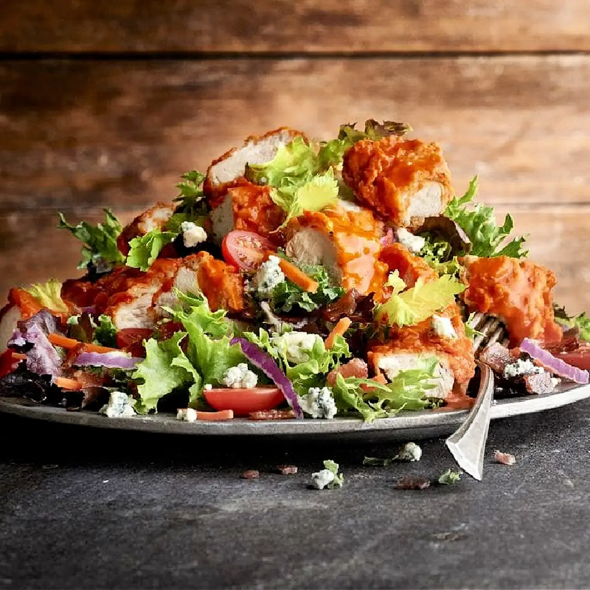 Crispy Buffalo Chicken Salad