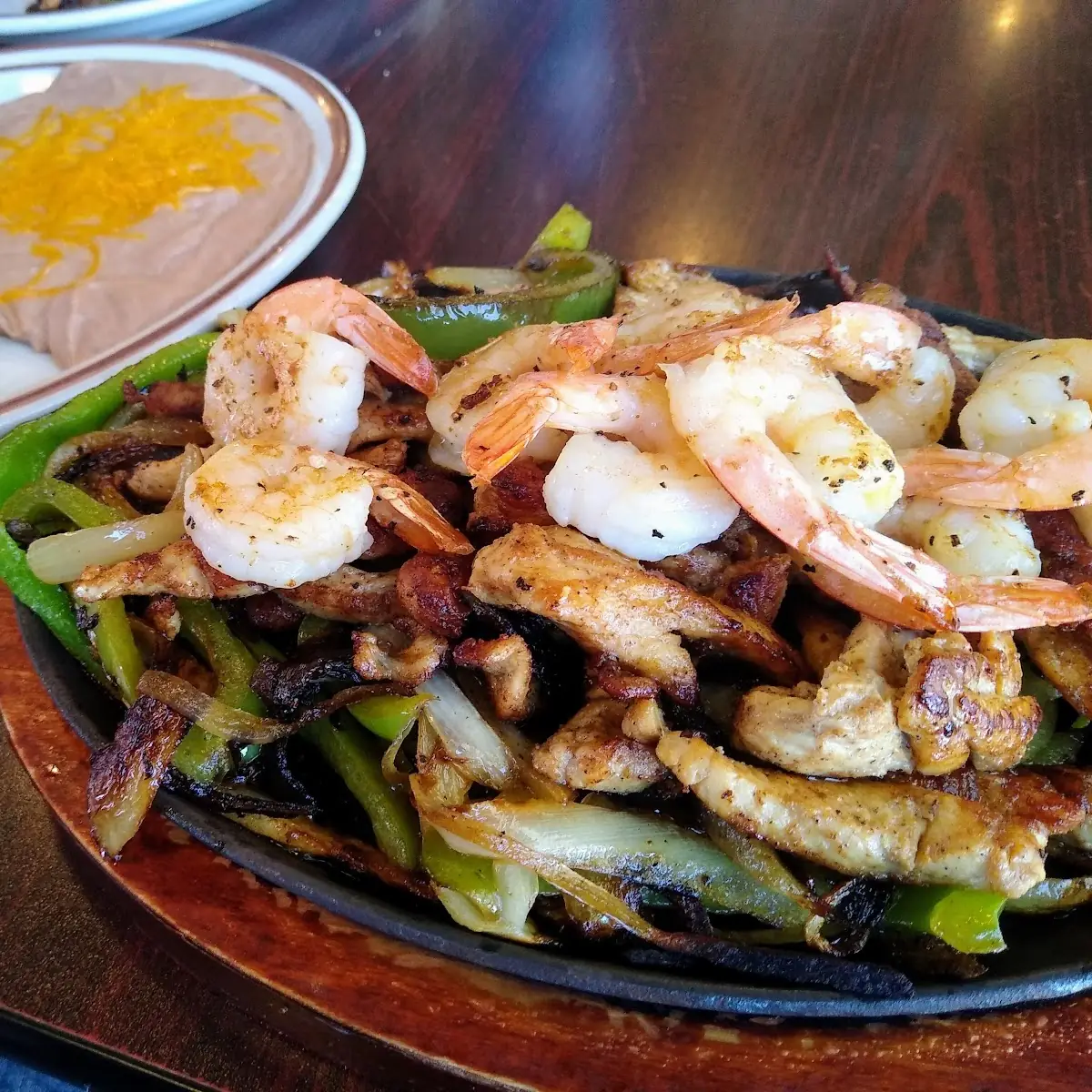 Chicken and Shrimp Fajitas