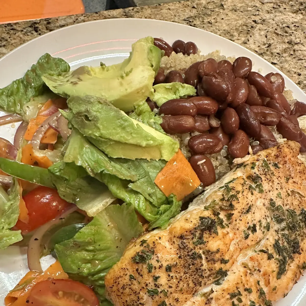 Grilled Salmon Bowl