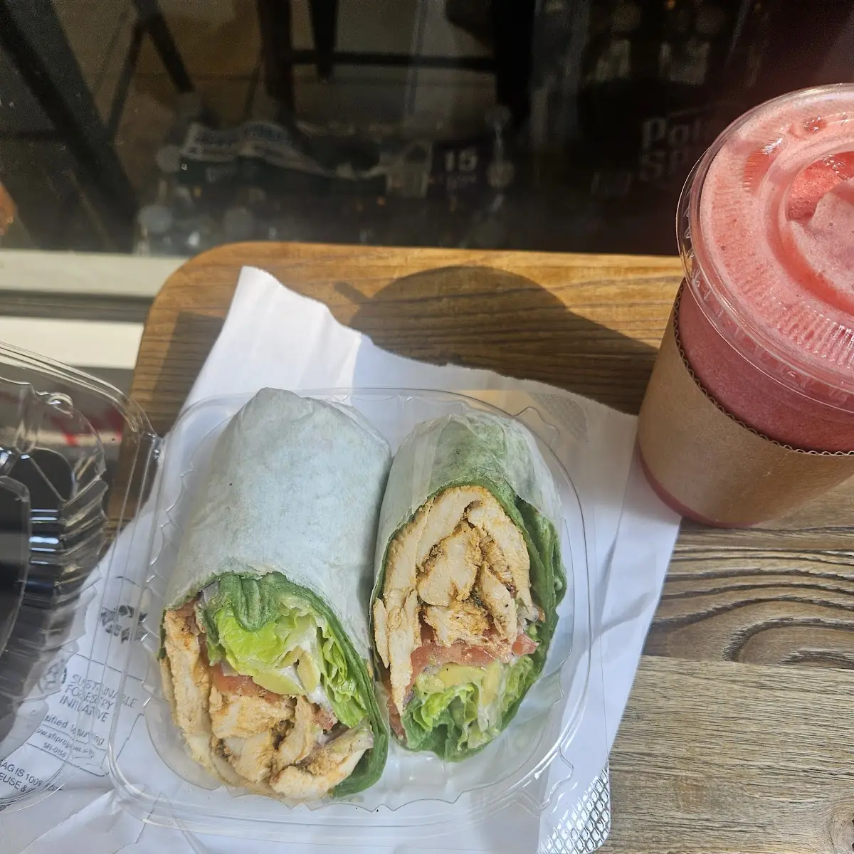Guacamole Chicken Wrap
