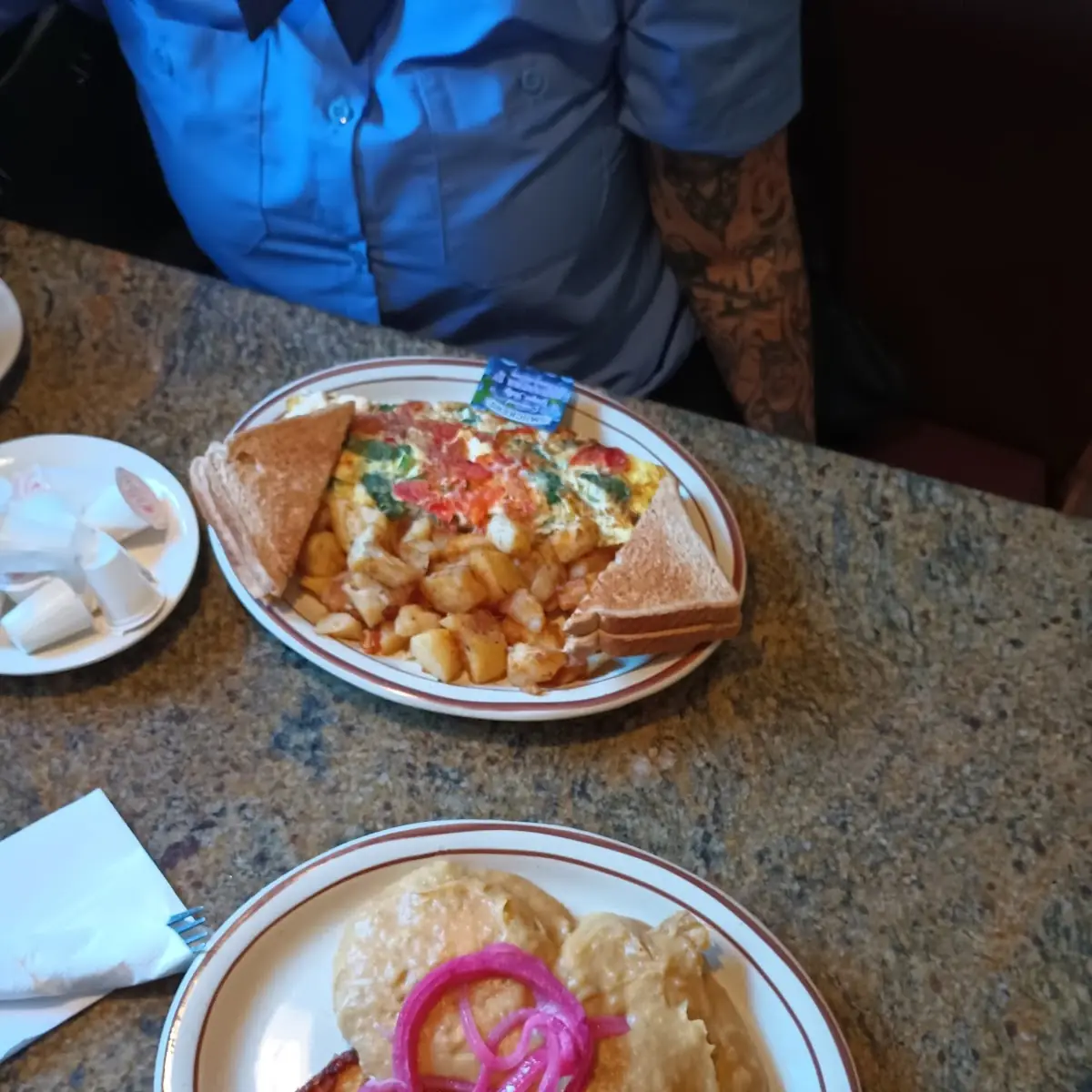 Mangu Con Queso Frito Y Cebollas