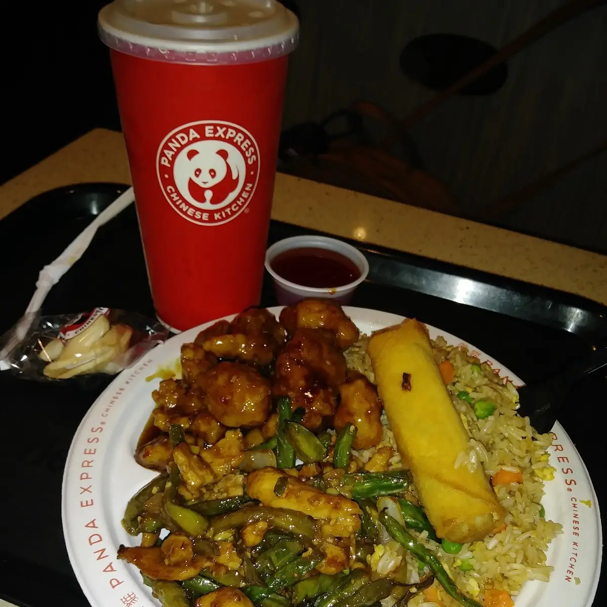 Orange Chicken Fried Rice Chicken Green Beans