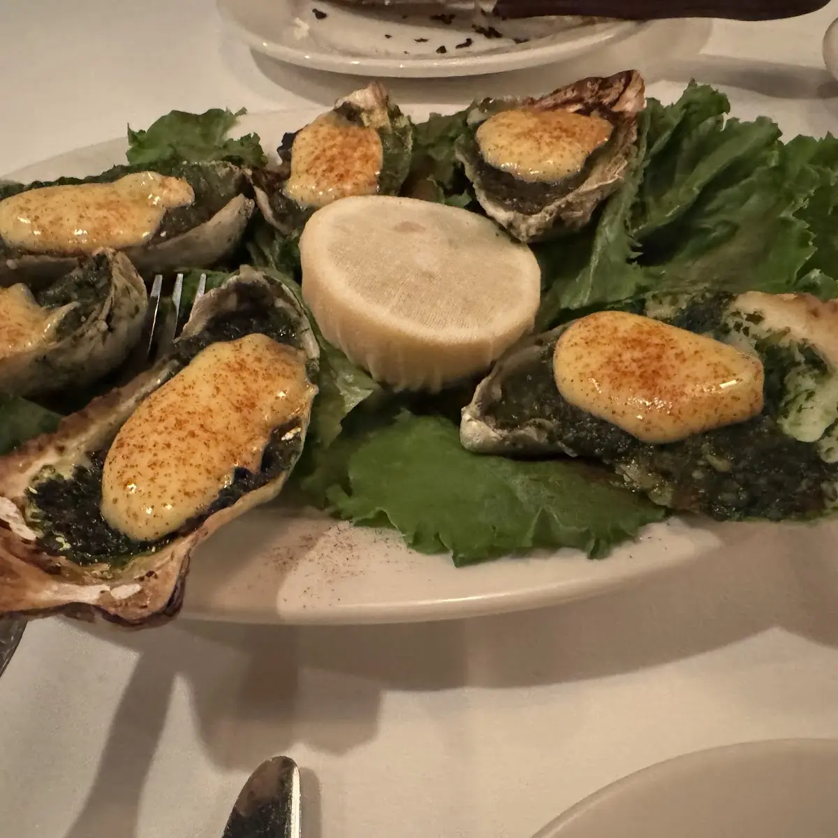 Oysters Rockefeller