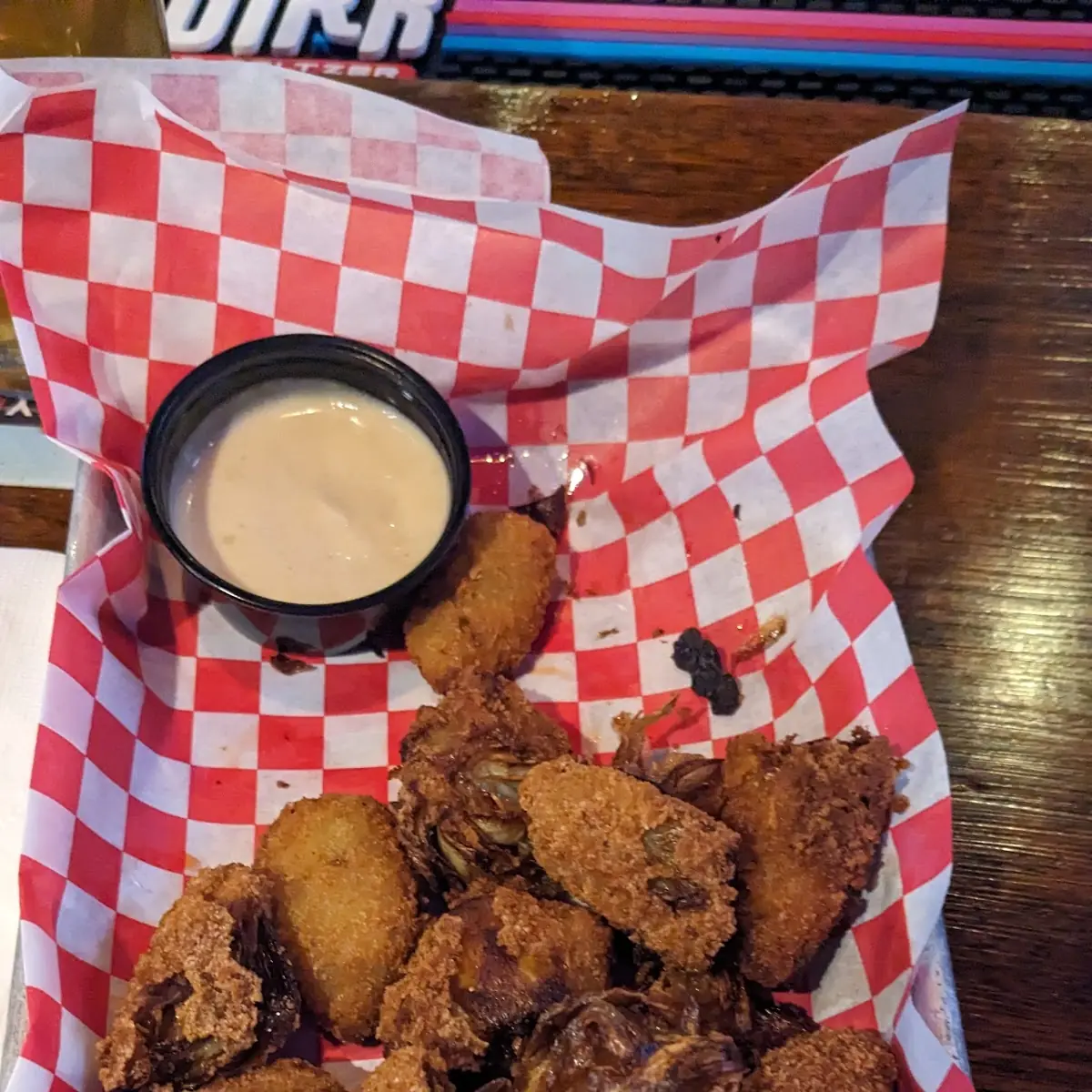 Deep Fried Artichoke with Garlic Aioli
