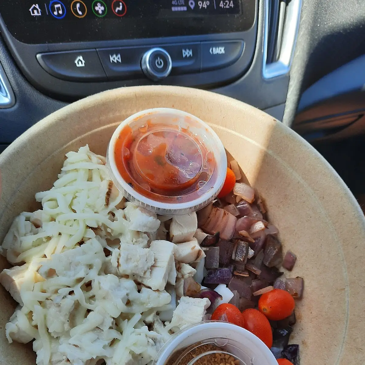 Chicken Bowl with Protein Noodles