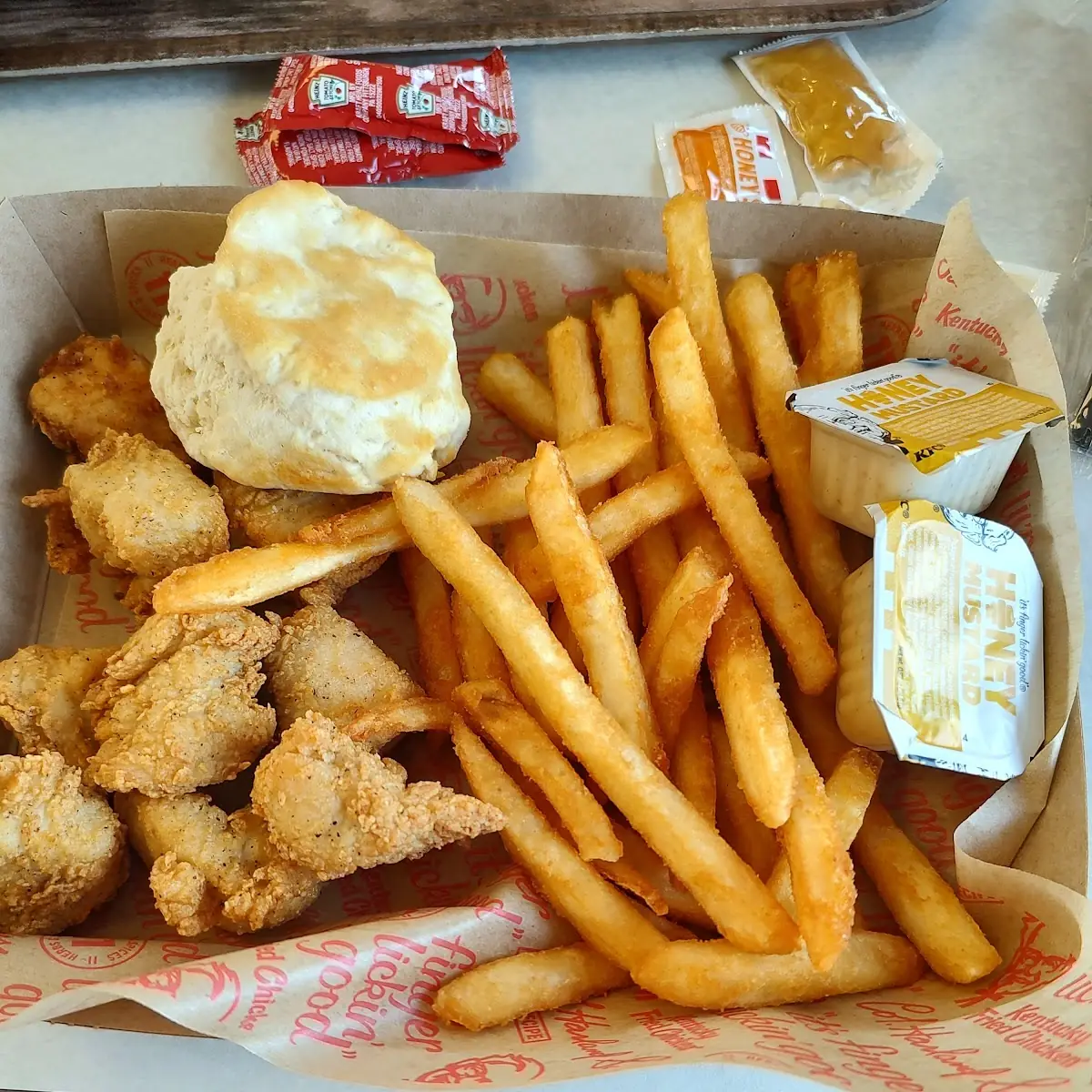 KFC New Chicken Nuggets with Fries