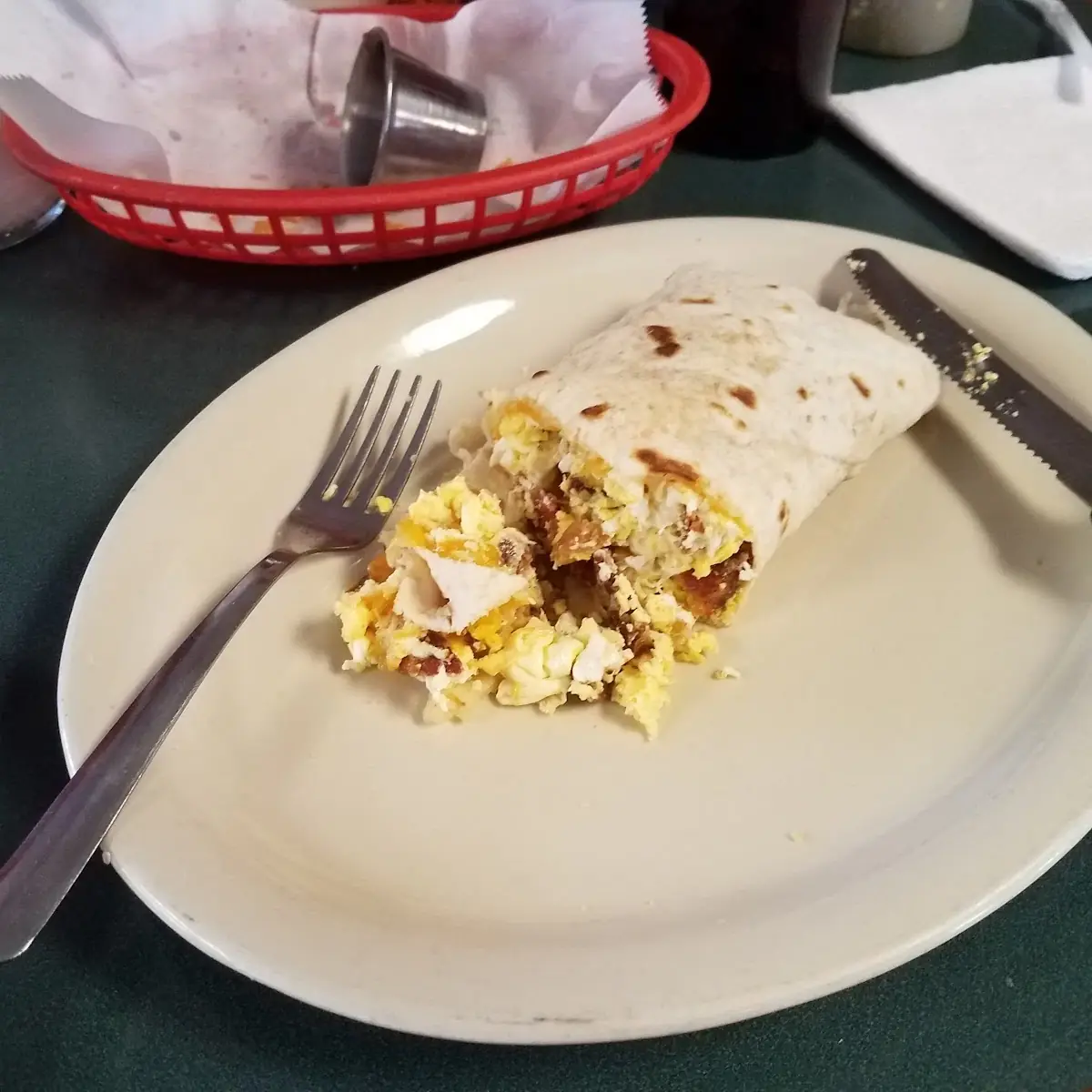 Bacon Egg and Cheese Burrito