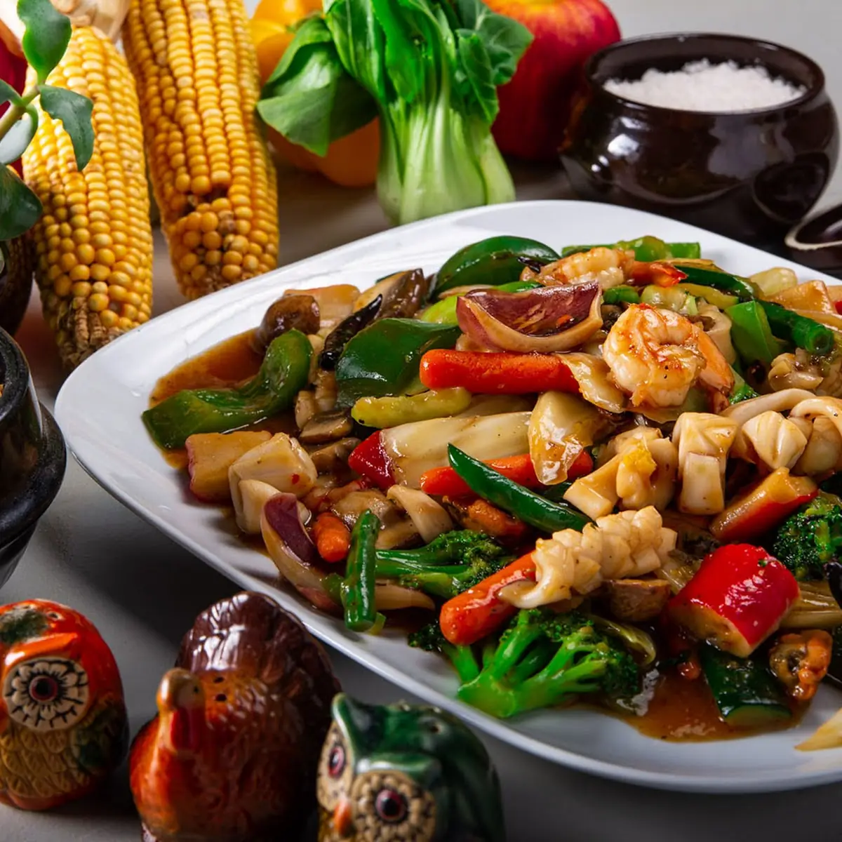 Spicy Squid Stir Fry