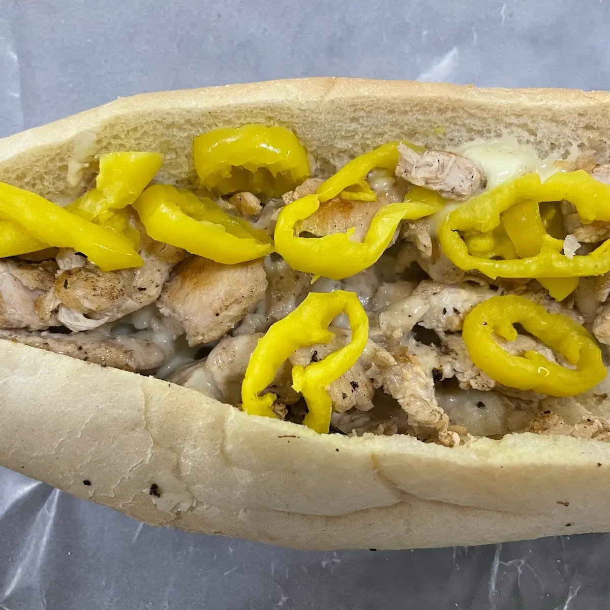 Chicken Cheese Banana Peppers