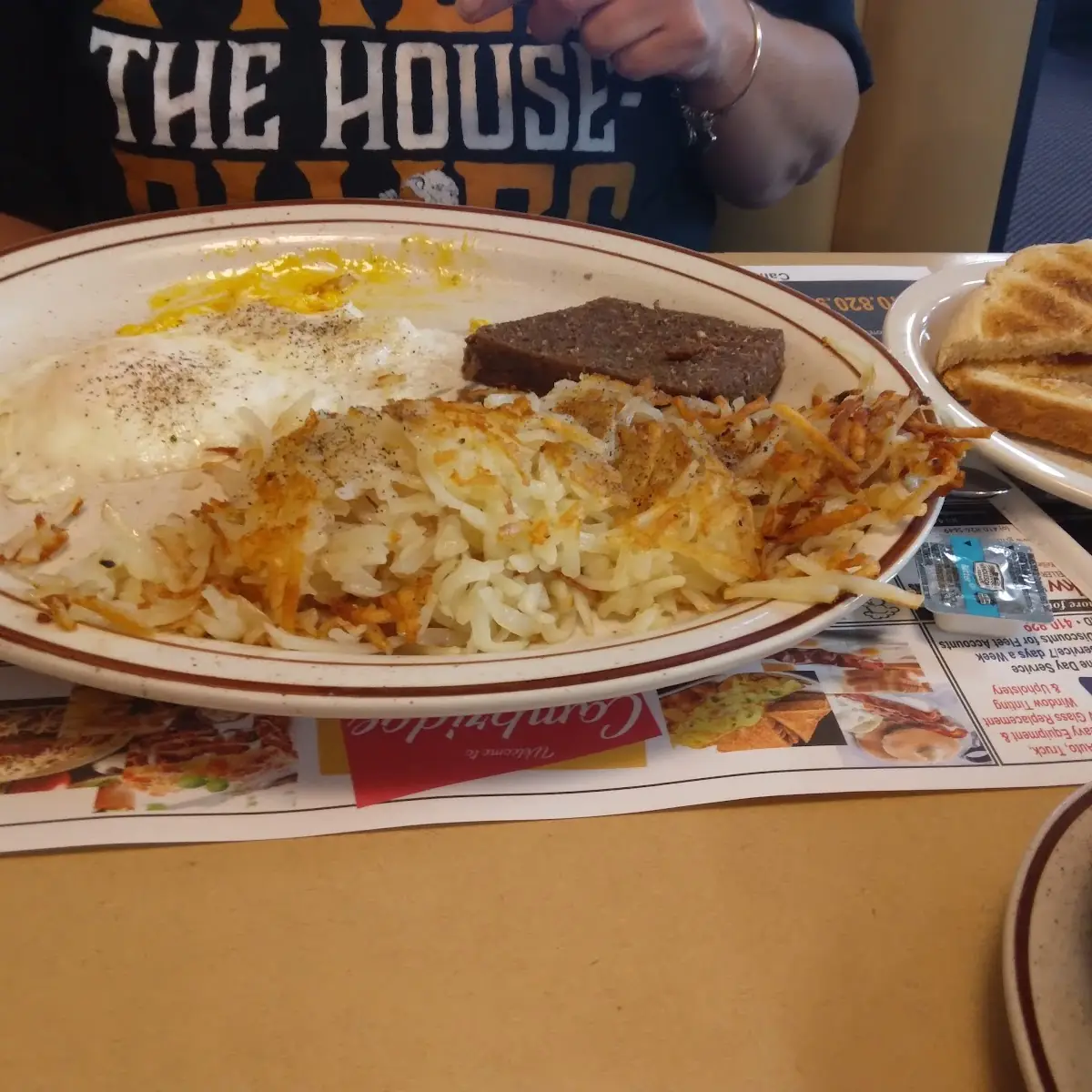 Western Omelette with Swiss Cheese