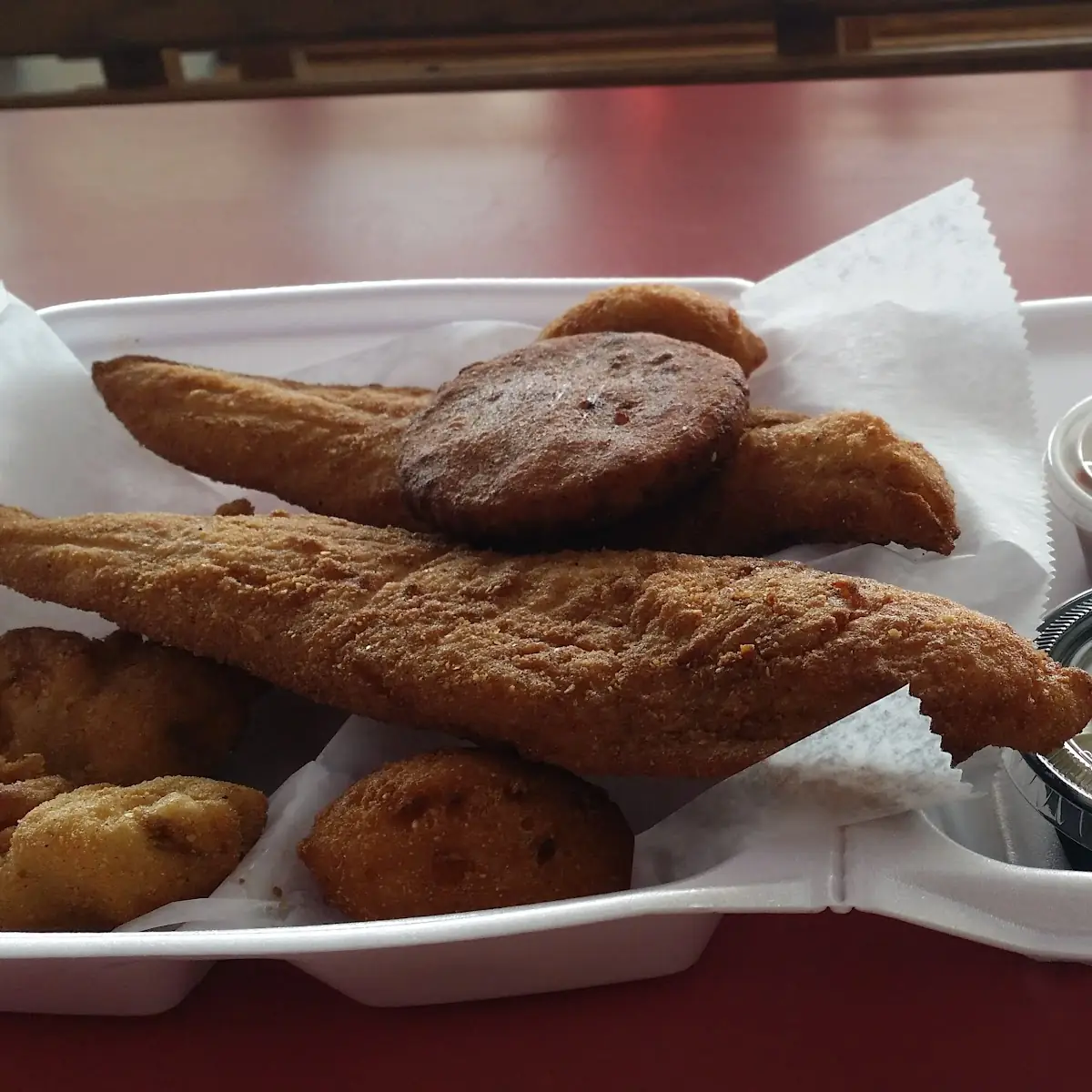 Seafood Platter with Fried Oysters mmm