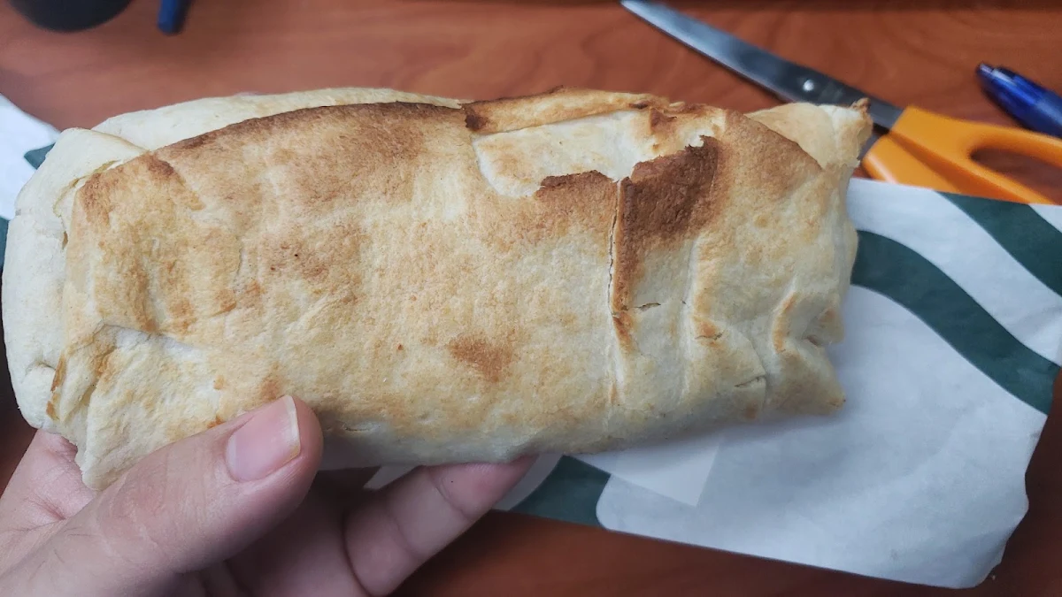 Bacon Sausage Egg Breakfast Wrap