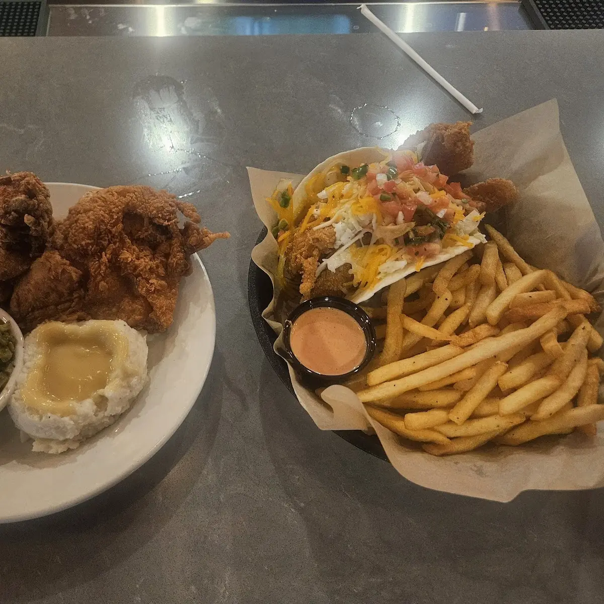 Fried Chicken Fish Tacos