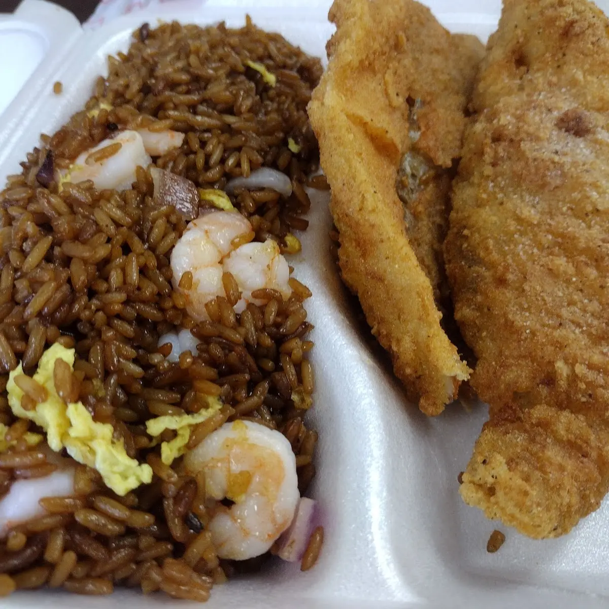 Atl Wings & Shrimp Fried Rice